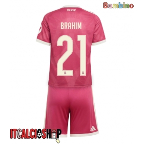 Real Madrid Brahim Diaz #21 Terza Maglia Bambino 2026-27 Manica Corta (+ Pantaloni corti)